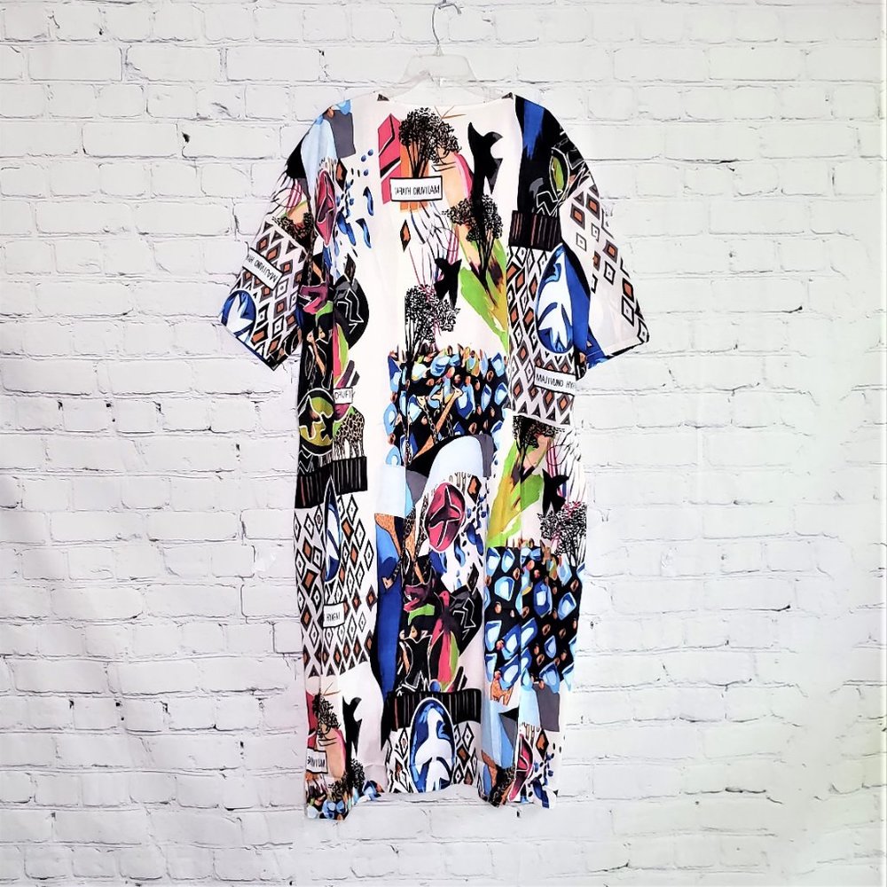 NWT Boho Beautiful Summer Kimono Tribal Duster, OS - Picture 5 of 6